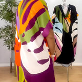 Rianna - Abstract Print Dress