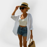 Camicia da Spiaggia con Motivo Occhio