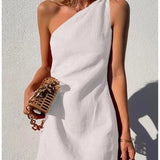 Lizzie - Halter Mini Dress