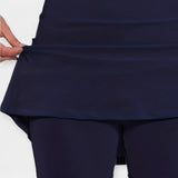 Pantaloni Corti alti con Gonna