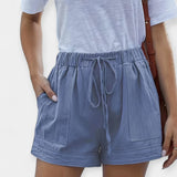 Shorts con Cintura Regolabile