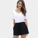 Shorts con Cintura Regolabile