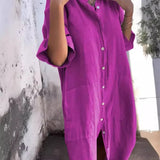 Paige - Buttoned Breeze Dress