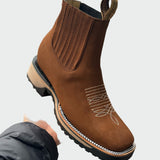 Stivali da cowboy in pelle