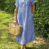 Frankie | Striped Shirt Dress with Pockets