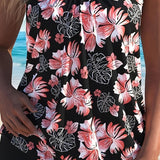 Pippa | Floral Print Tankini Set