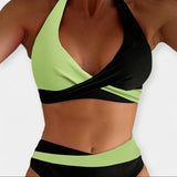 Bikini con Collo Incrociato