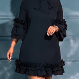 Fritzi - Bold Ruffled Dress