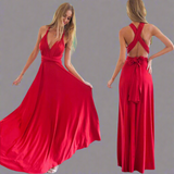 Abito trasformabile in tessuto pregiato