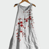 Abito con Motivo di Ciliegio in Fiore