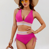 Set Bikini con Sistema di Sostegno per la Pancia e Vita Alta