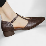 Alfonsina | Sandali con Tacco Basso