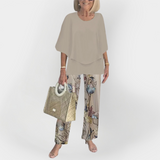 Set Elegante con Maglietta Comoda e Pantaloni