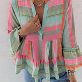 Sirenia - Boho Printed Top