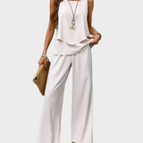 Set Estivo con Canotta e Pantaloni con Motivo