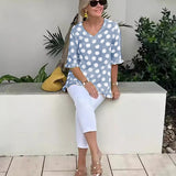 Bloomie - Stylish V-Neck Blouse
