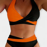 Bikini con Collo Incrociato