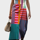 Abito senza Maniche con Design