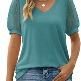 Lumiera - Elegant Puff-Sleeve Top