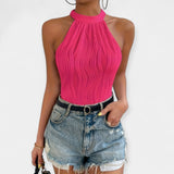 Body intero con arricciatura regolabile