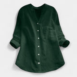 Camicia Comoda in Lino e Cotone