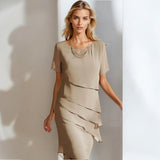 Elegante Abito in Chiffon