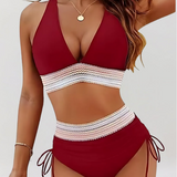 Set Bikini con Sistema di Sostegno per la Pancia e Vita Alta