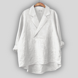 Blusa in Lino “Aura di Rosa”