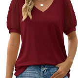 Lumiera - Elegant Puff-Sleeve Top
