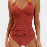 Tankini con Spalle Scoperte e Stile