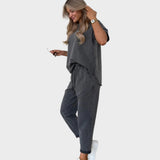 Set Casual con Maglia e Pantaloni Jogger