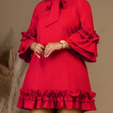 Fritzi - Bold Ruffled Dress