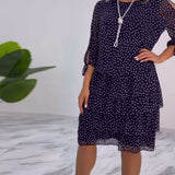 Tilly - Polka Dot Layered Dress