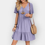 Abito Midi con Scollatura a V