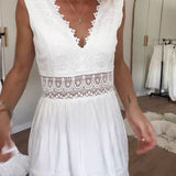 Circe - Lace V-Neck Cami Dress