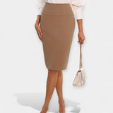 Gonna midi a vita alta