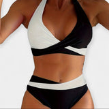 Bikini con Collo Incrociato