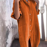 Paige - Buttoned Breeze Dress