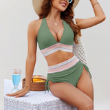 Set Bikini con Sistema di Sostegno per la Pancia e Vita Alta
