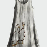 Abito con Motivo Coppia di Anatre