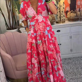 Floriana - Vibrant Floral Dress