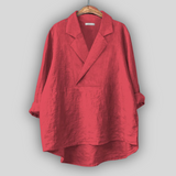 Blusa in Lino “Aura di Rosa”