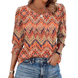 Kaela - Printed Charm Top