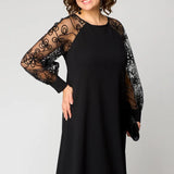 Mirae - Lace-Sleeve Dress