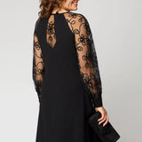 Mirae - Lace-Sleeve Dress