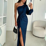 Alison - Elegant Slit Maxi Dress