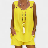 Set Top Senza Maniche con Pantaloni Corti