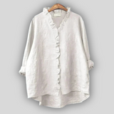 Blusa di Lino Elegante Terra