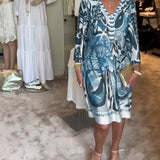 Moonie - Sunburst Printed Dress