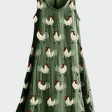 Abito con Motivo di Galli